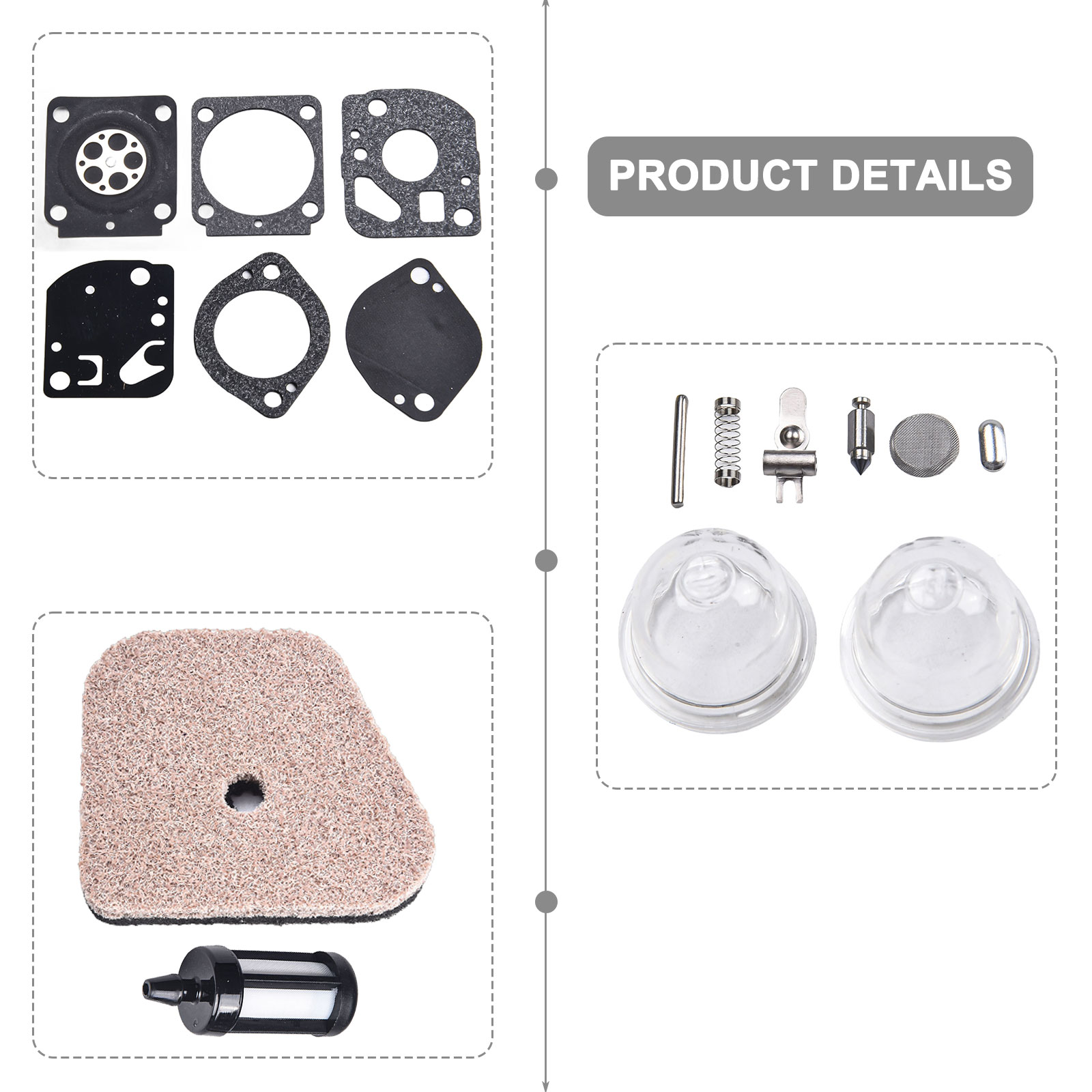 Carburetor Service Kit for Var - đánh giá và giá Gardening Tools Essential