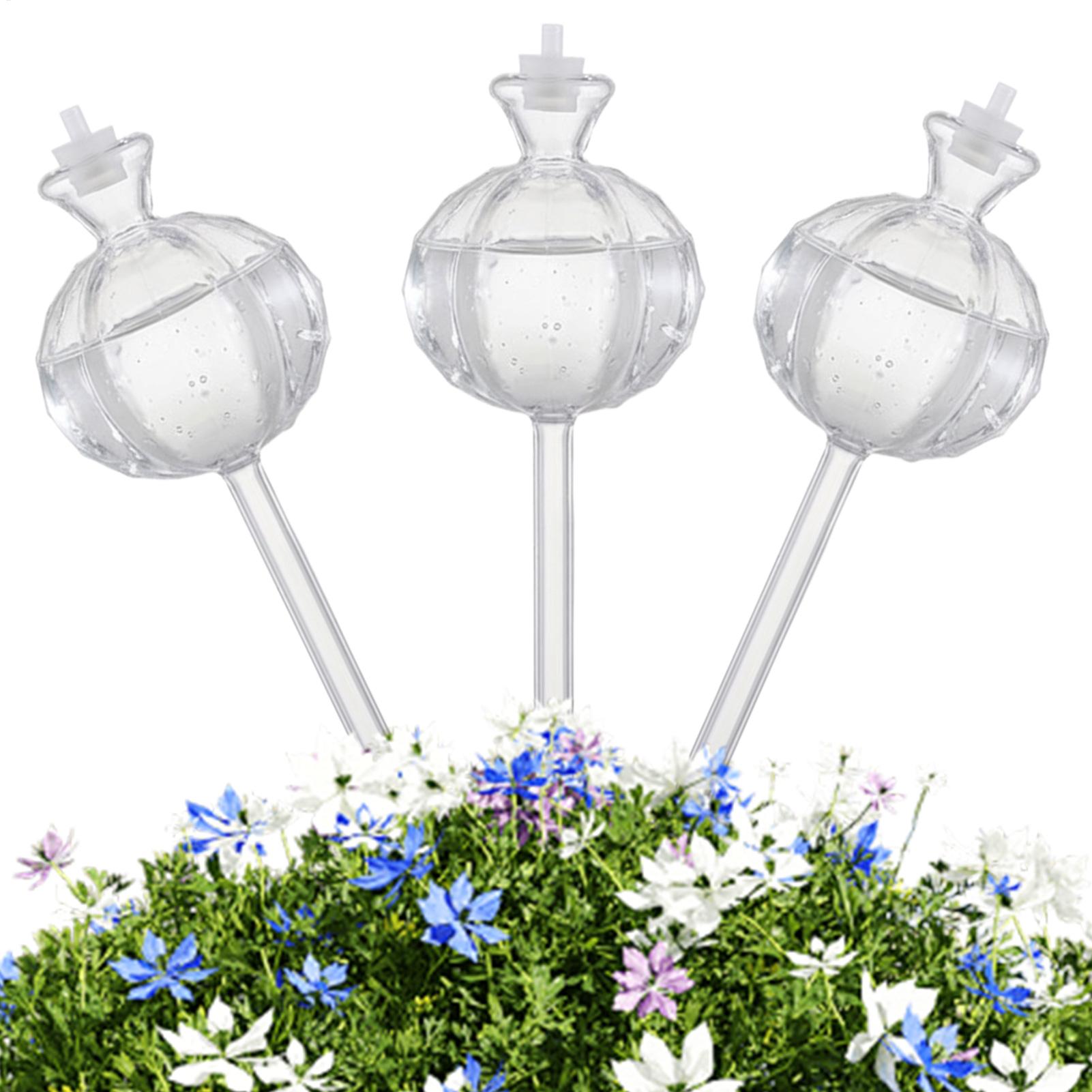 Plant Watering Globes Stakes 3 - đánh giá và giá Automatic Plant Waterer